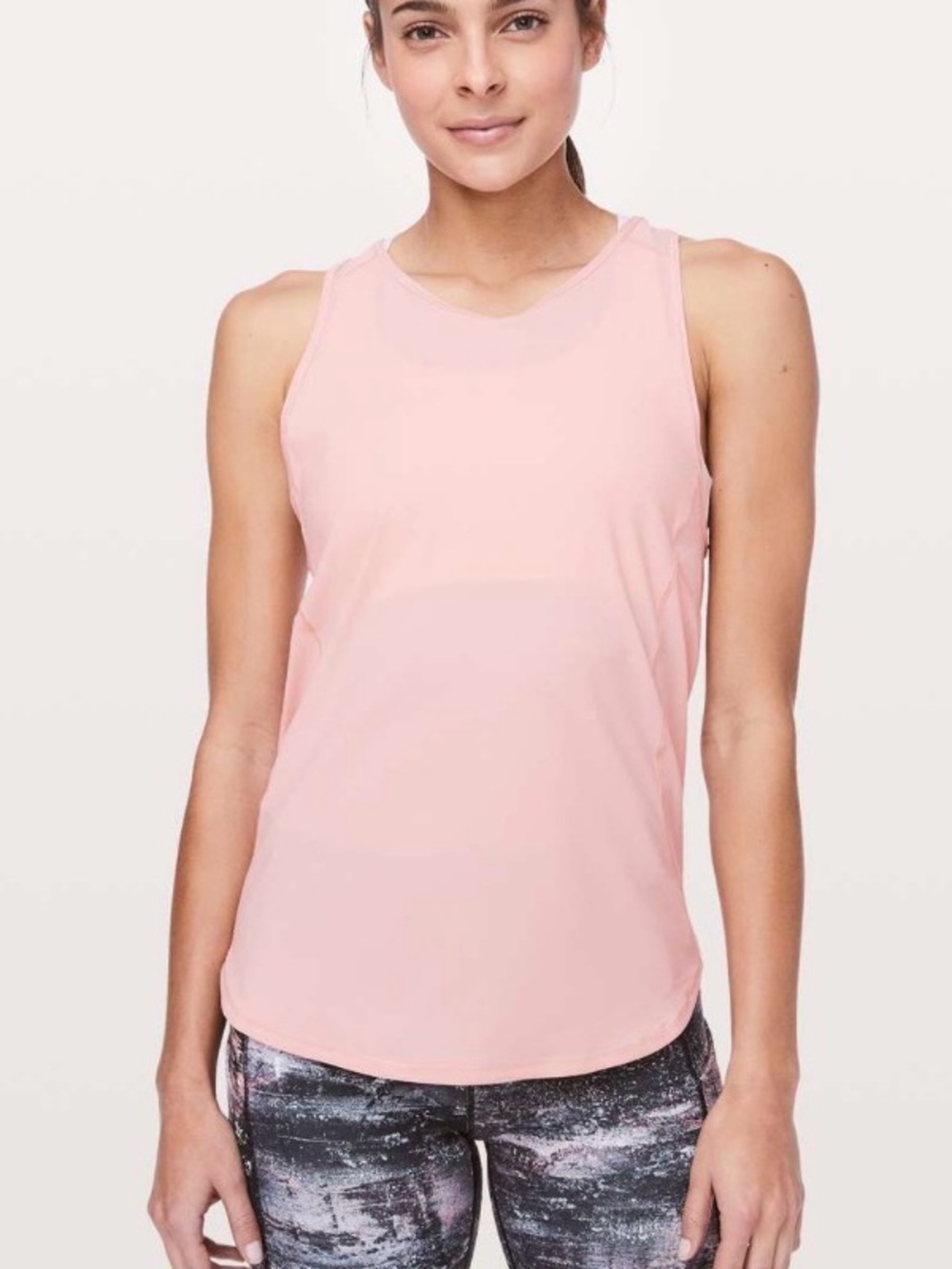 lululemon athletica Sculpt Tank II in faint coral